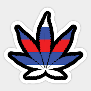 Slovakia Pot Leaf Sticker